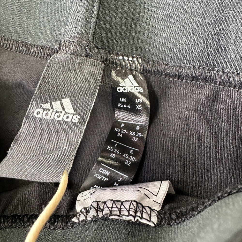 New Women Adidas HA1774 MUST HAVES 3-STRIPES SHORT TIGHTS Multisport - Size XS - Picture 3 of 3